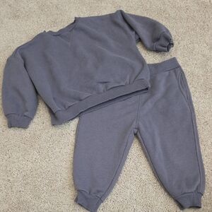 Zara Kids Charcoal Sweatpants & Jogger Set